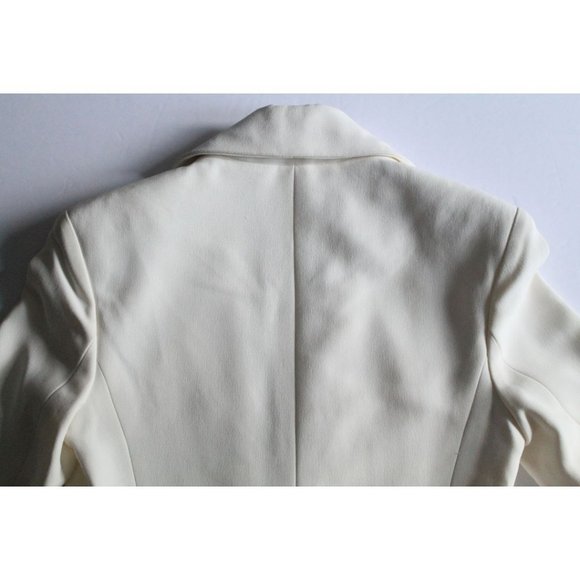 Cushnie et Ochs Woven Soft White Blazer Size 2 - Picture 5 of 9